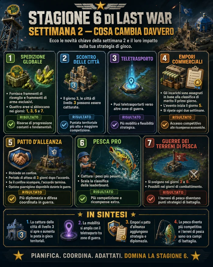 Settimana 2 — Cosa cambia davvero